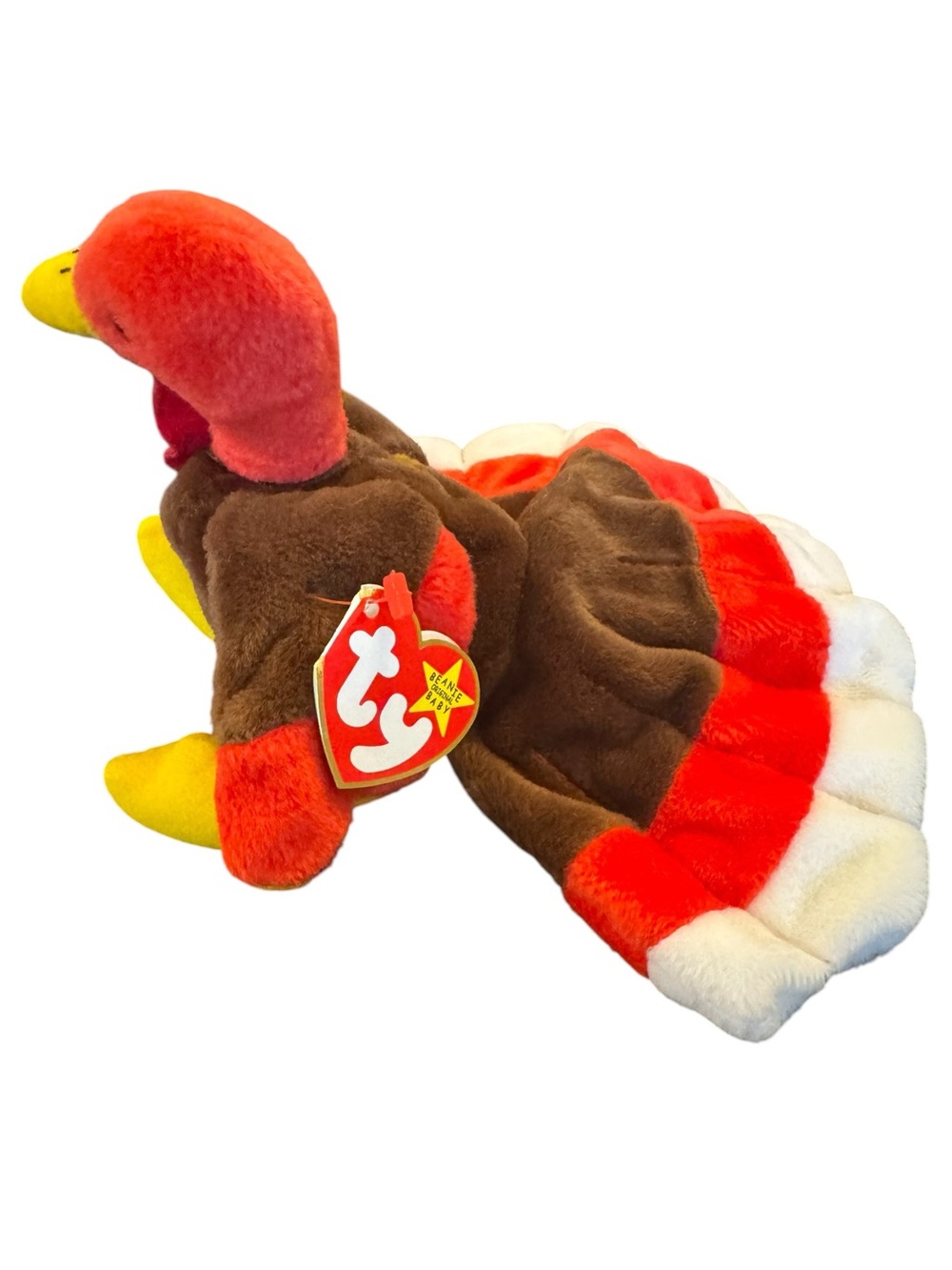 Ty Beanie Baby Plush Turkey Stuffed Animal - Picture 8 of 10